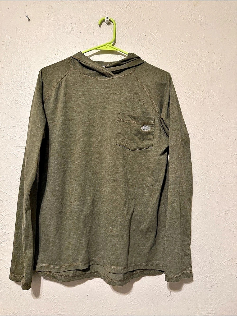 Dickies light Performance Hoodie Green Size Large